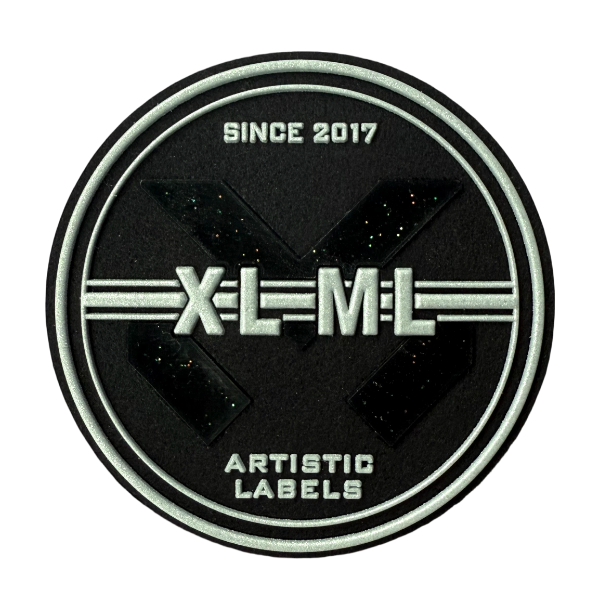 Black Custom Vinyl Patches to Apparel